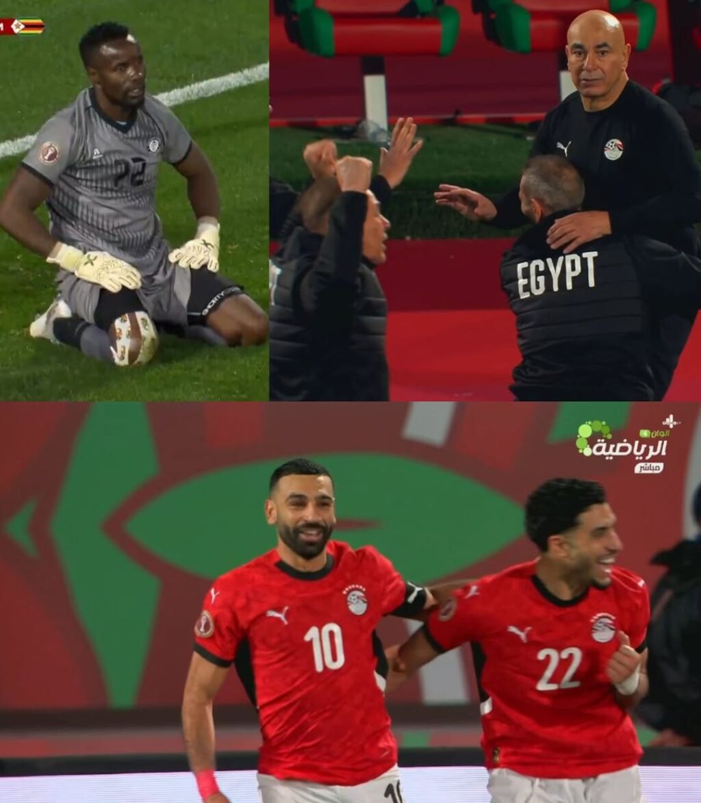 الدقيقة 91: التعادل 1-1 بين منتخب مصر وزيمبابوي، ويفصلنا ثوانٍ عن نهاية المباراة، لكن محم...