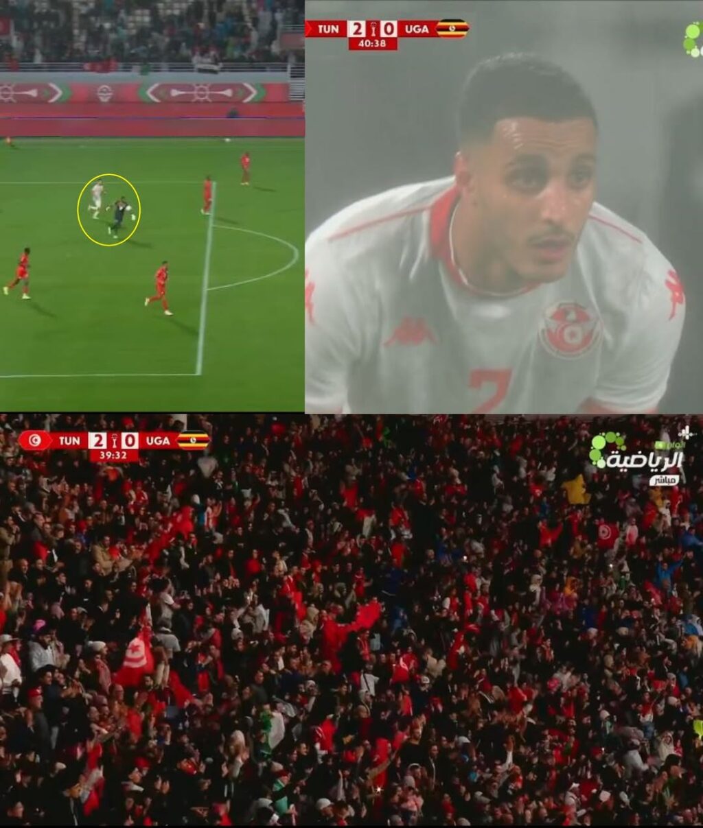هتافات جماهيرية ضخمة في الرباط التونسية بعد الهدف التاريخي المذهل!