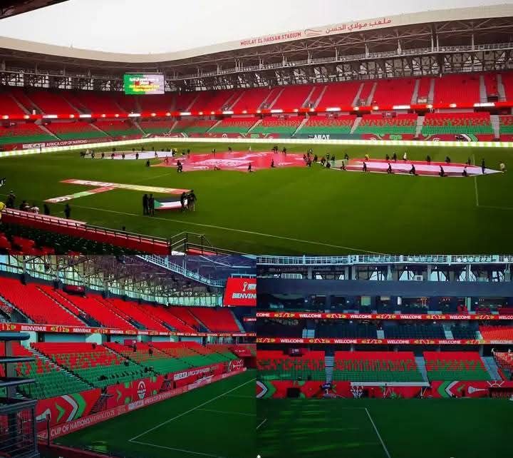 أمطار غزيرة متوقعـة في ملعب مولاي الحسن خلال مباراة الجزائر والسودان.