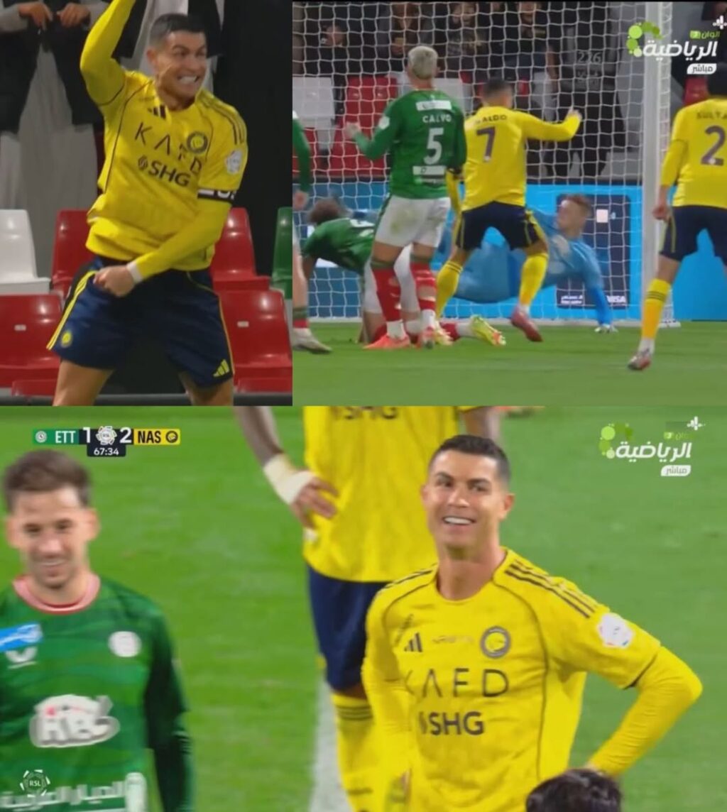 كريستيانو رونالدو يحرز هدفًا نادرًا وفريدًا في مسيرته الكروية بطريقة مدهشة.