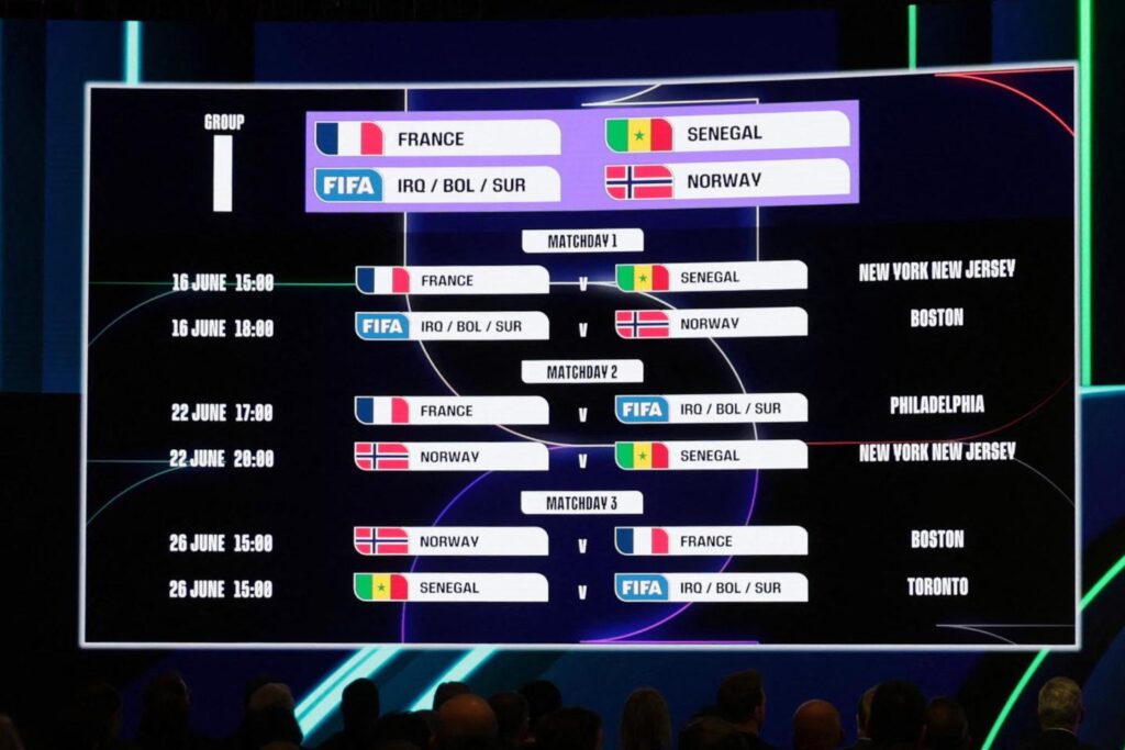 la France met le cap à l’Est et débutera contre le Sénégal à New York