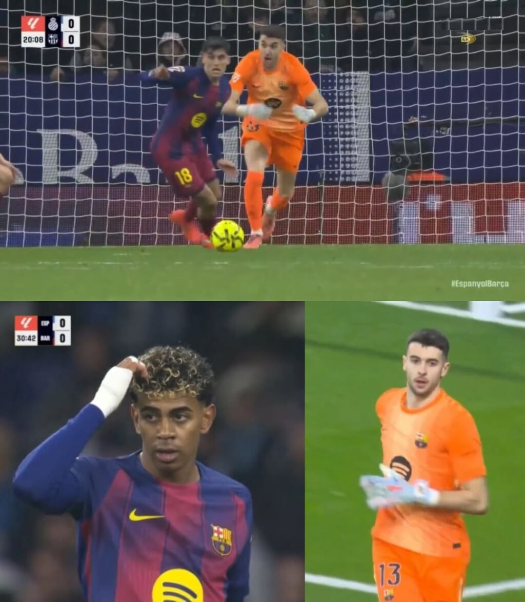 حارس برشلونة خوان غارسيا يحقق إنجازًا تاريخيًا كأول حارس يُضحّي بزميله في الفريق ليقودهم نحو النجاح.