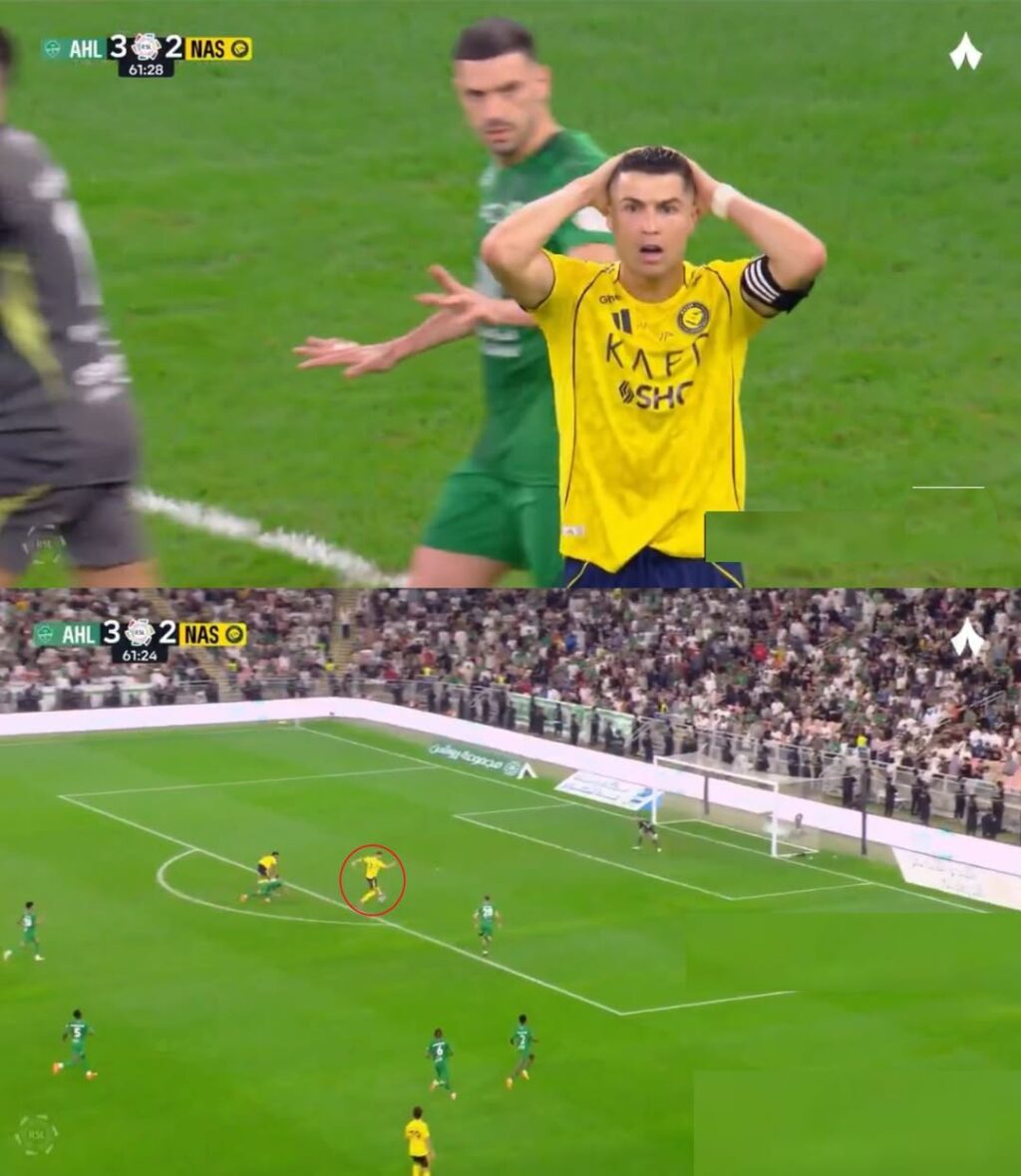 تصرف مفاجئ من كريستيانو رونالدو يتسبب في خسارة النصر في مباراة مثيرة ضد...