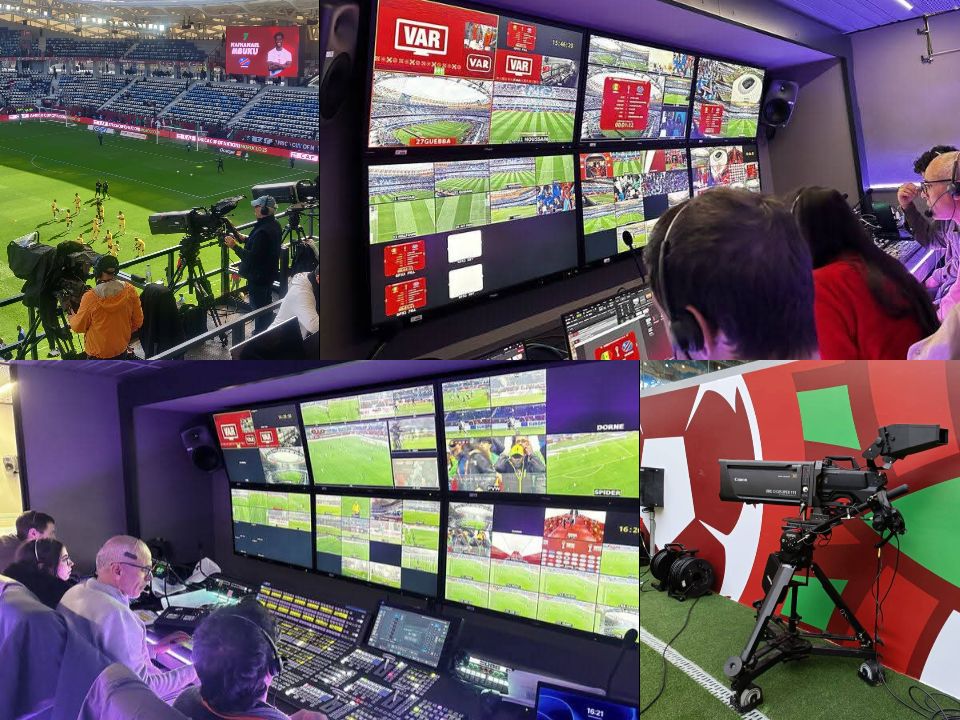 صور حصرية من كواليس إنتاج مباريات كأس إفريقيا بالمغرب بعد انتهاء دور المجموعات.