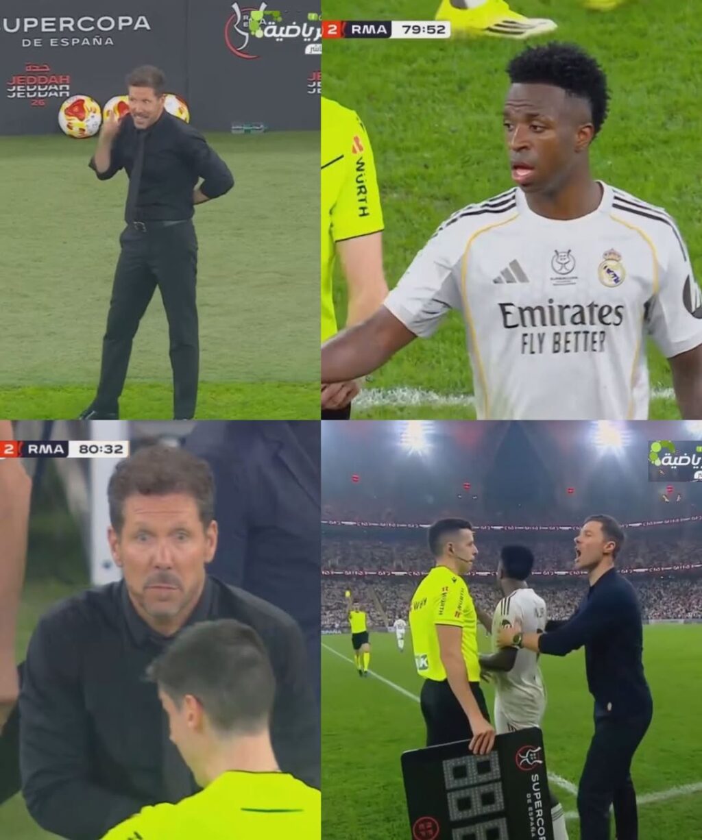 الدقيقة 80: خروج فينسيوس جونيور من الملعب وسط زئير جماهيري كبير بعد استبداله.