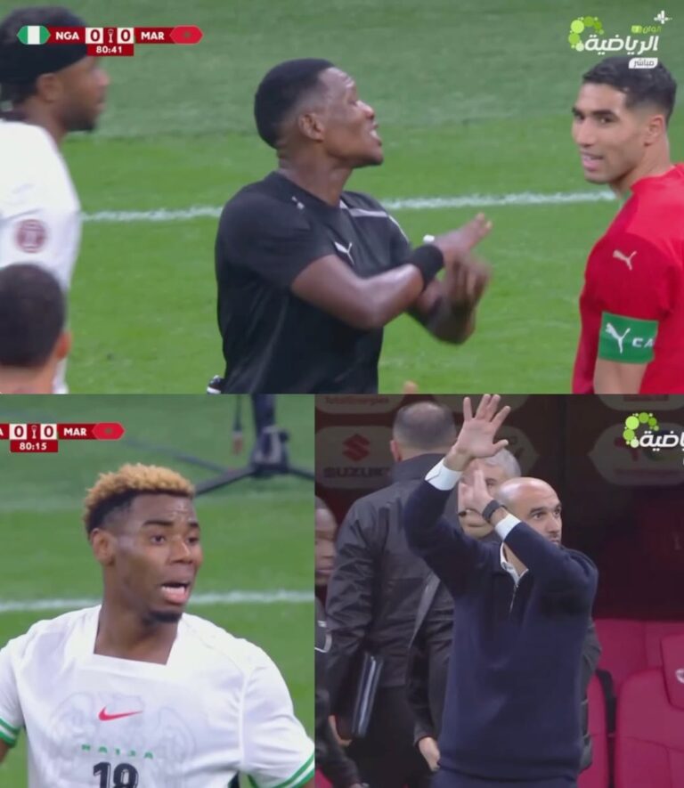 مفاجأة! منتخب المغرب يتعرض لظلم تحكيمي أمام نيجيريا في نصف نهائي أمم أفريقيا، وسط أنظار العالم.