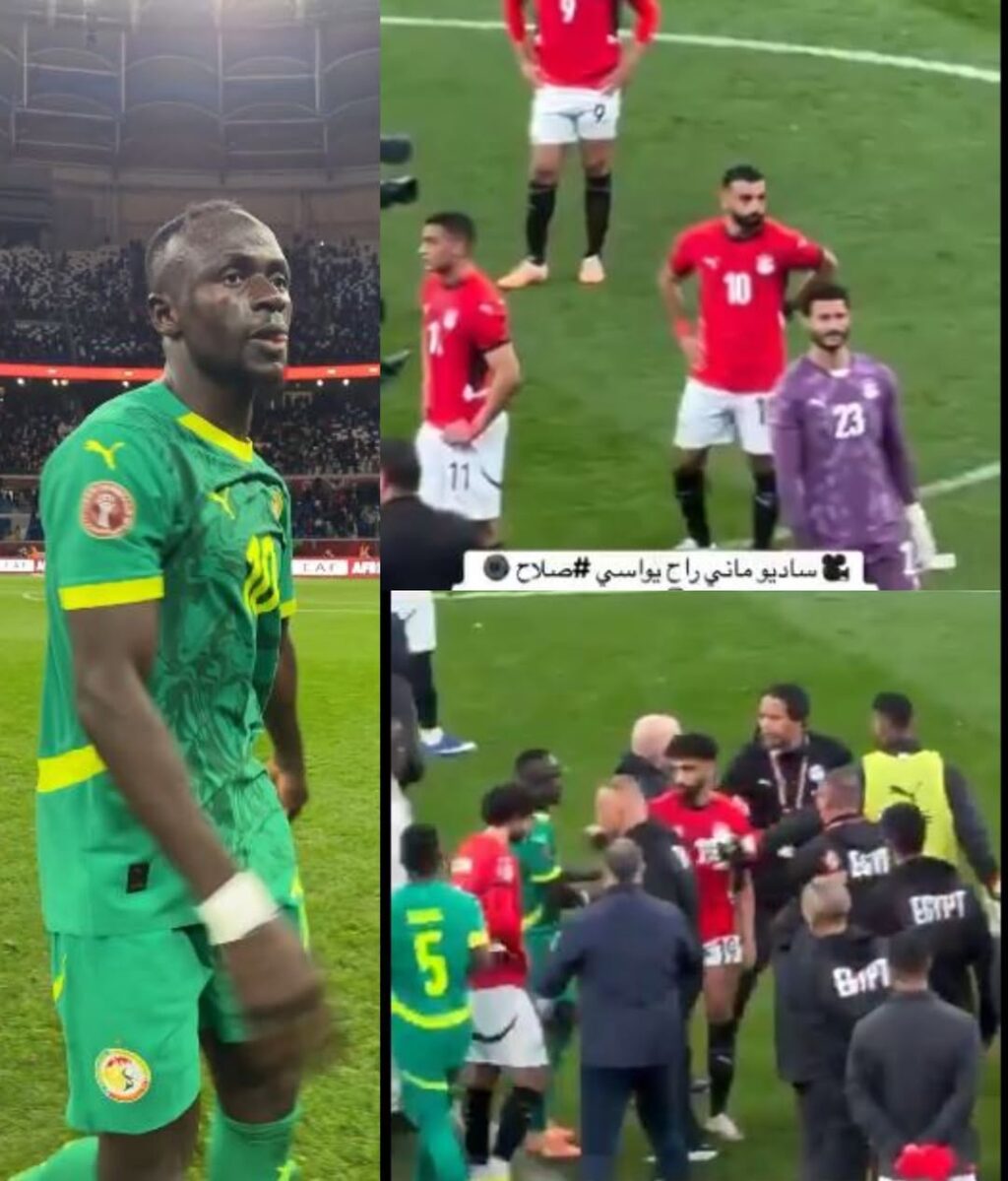 لحظة مؤثرة: ساديو ماني يقدم تعازيه لمحمد صلاح بعد المباراة، ترقبوا ردود الفعل الصادمة...