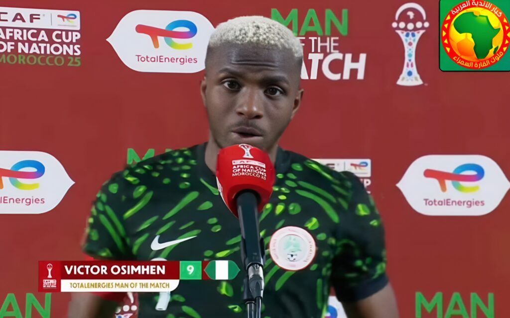 أوسيمهين: في هذه البطولة، اكتشفنا أنا وزملائي أن العرب يمتلكون مهارات كروية استثنائية.