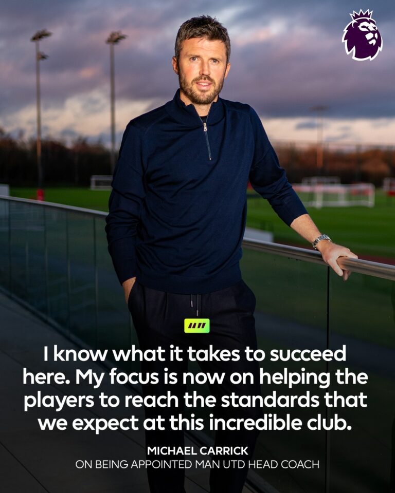 أول ظهور لمايكل كاريك مدربًا لمانشستر يونايتد: مباراة مثيرة في الأفق.