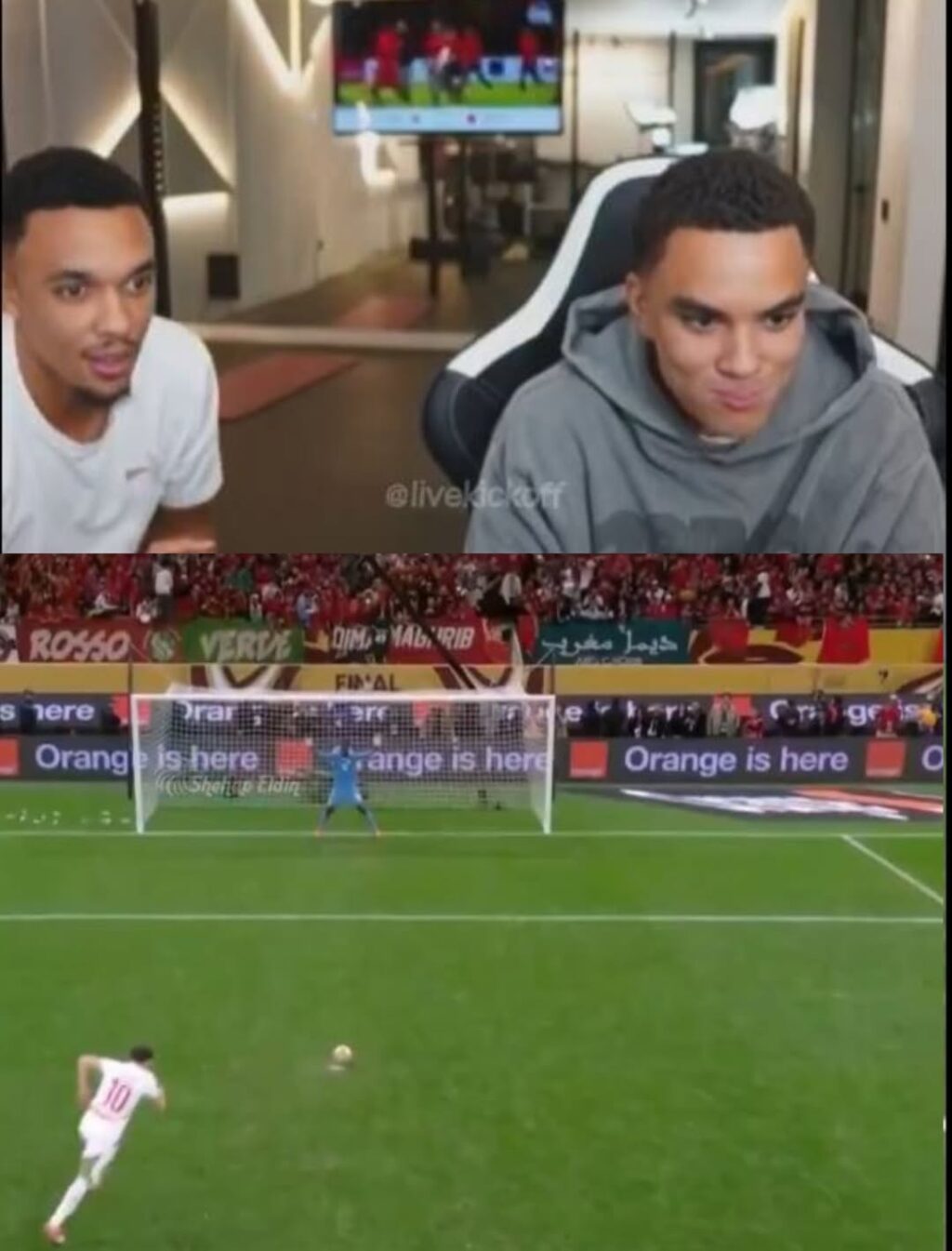 المقطع الأكثر رواجًا عالميًا وفي إسبانيا بشكل خاص نتيجة فعل أرنولد المثير...