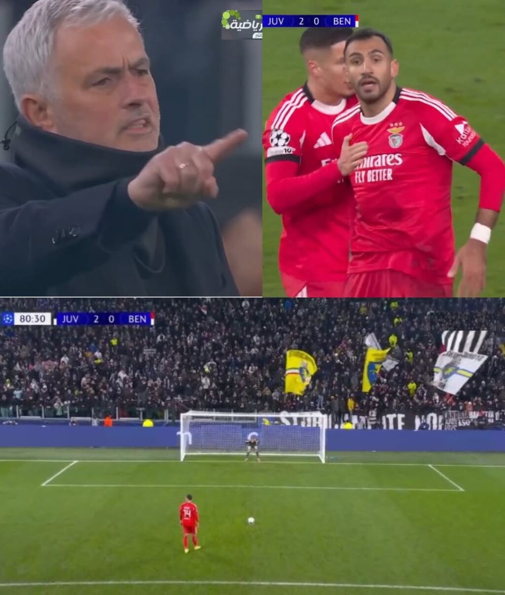 ركلة جزاء بنفيكا المثيرة التي أدت إلى هيستيريا ضحك حفيظ الدراجي وأثارت دهشة الجماهير...