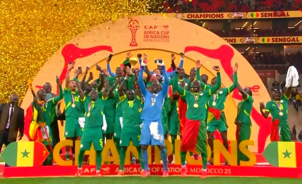 منتخب السنغال يتوج بكأس أفريقيا للمرة الثانية في قلب الرباط.