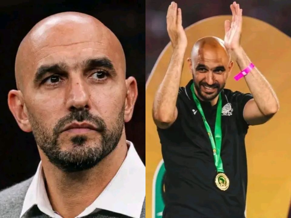 وليد الركراكي يتفوق على جميع المدربين الأفارقة في إنجازاته وجائزته الخاصة.