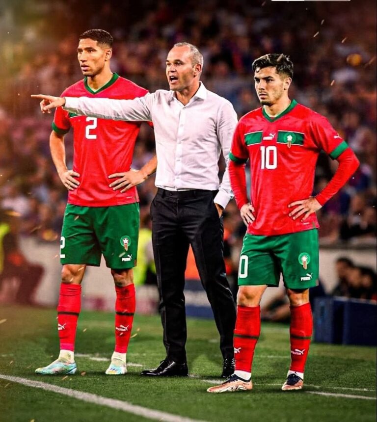 إنييستا على رادار المنتخب المغربي، وفقاً لتقارير AS وSpors، لبحث انضمامه إلى صفوف الفريق.