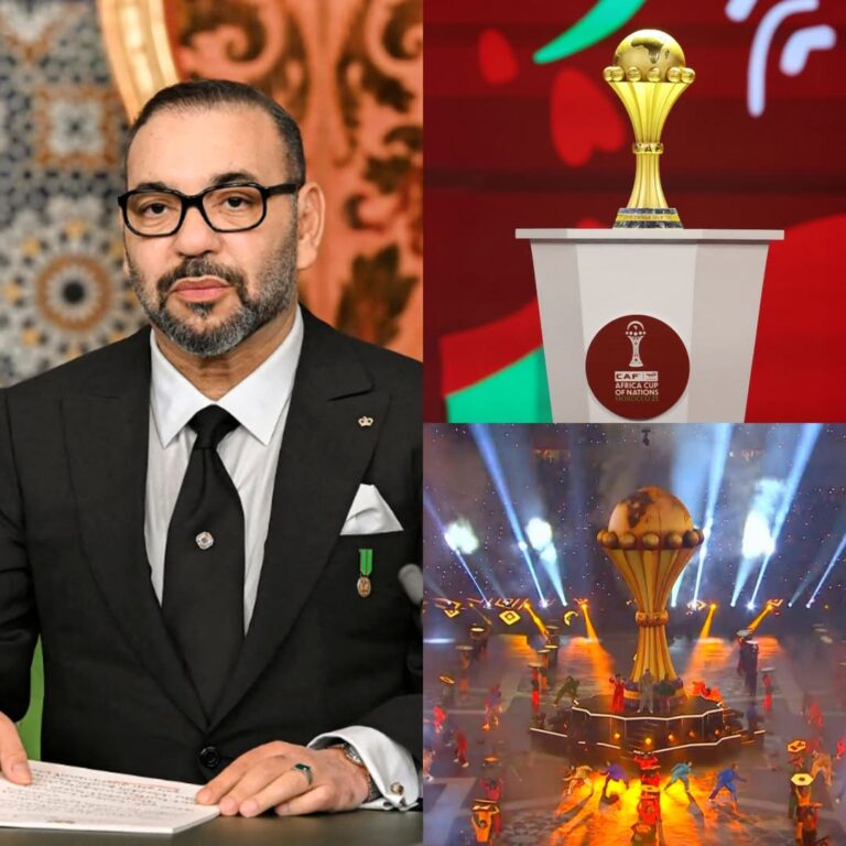 الملك محمد السادس يعبّر عن شكره للمغاربة على نجاح بطولة كأس إفريقيا.