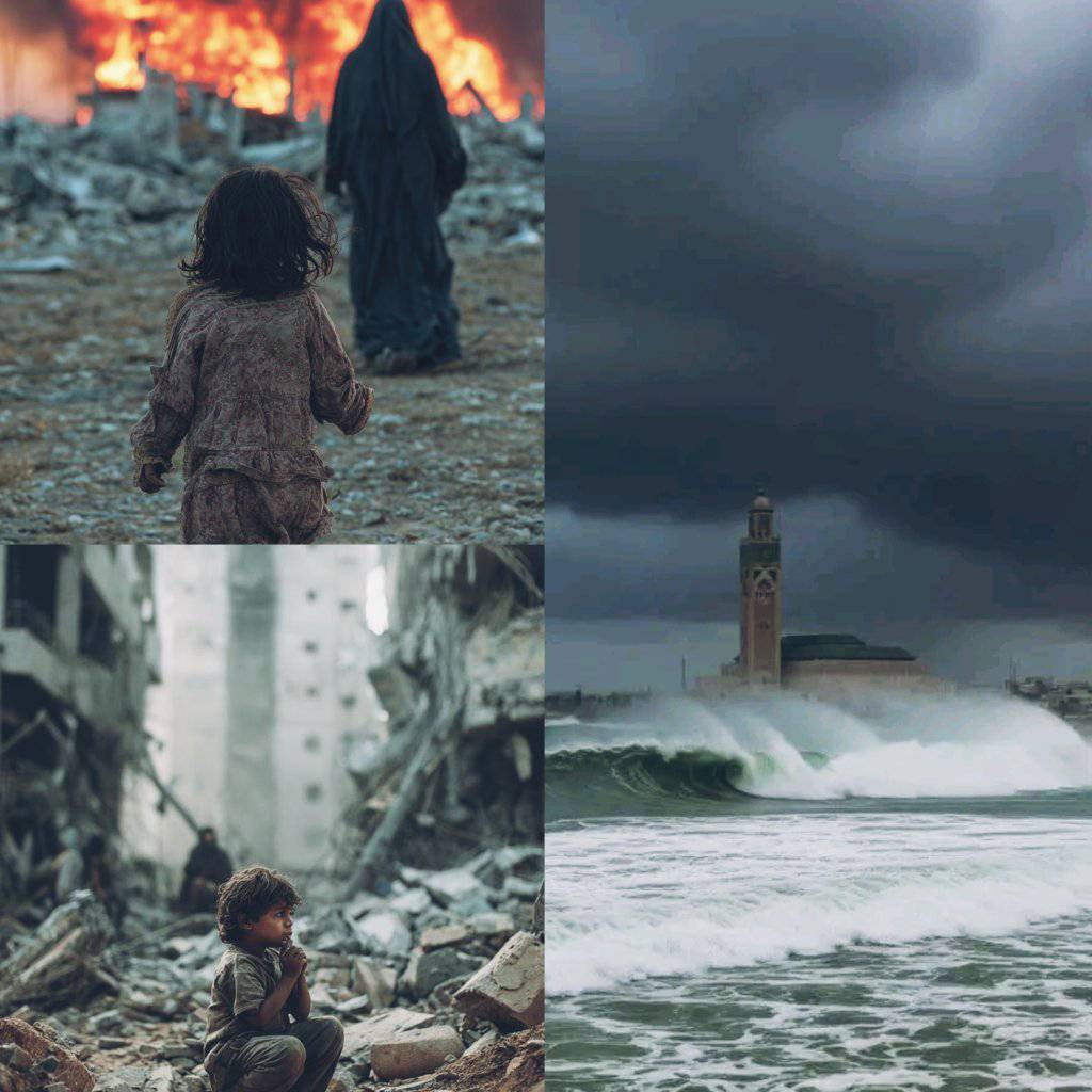 شعور أهل غزة: أول تجربة تجسد معاناة الأوضاع، جوج رعداد يتابعون أحداث الساعة.