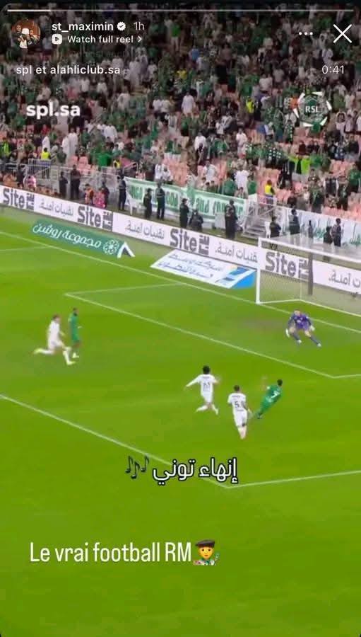 اللاعب السابق في الأهلي السعودي ونجمة نادي كلوب الأمريكي حاليًا، سانت ماكسيمان، يواصل التألق في مجاله.