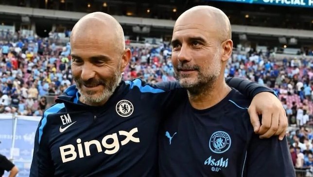 بيب غوارديولا وإنزو ماريسكا (غيتي)