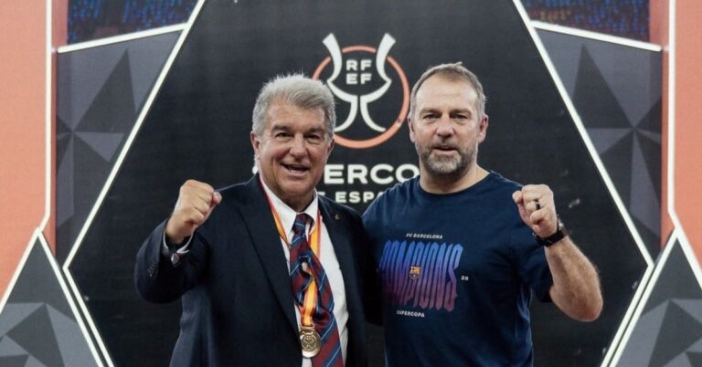 برشلونة يسيطر على الكلاسيكو ويحرز لقب السوبر الإسباني… لابورتا يُشيد بأداء نجم الفريق المذهل الذي زلزل دفاع ريال مدريد!