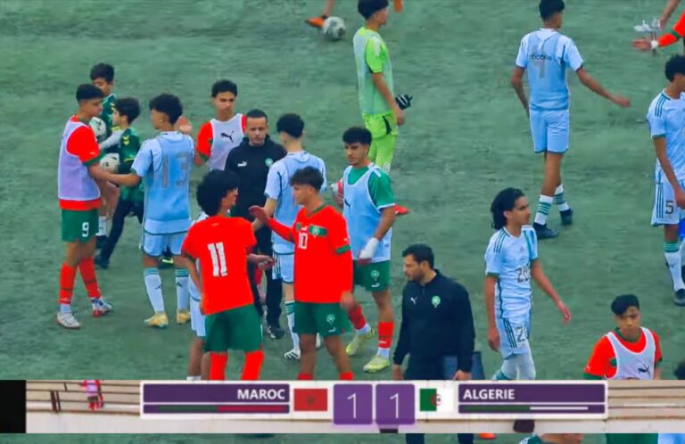التعادل يحسم مباراة الجزائر والمغرب في كأس شمال إفريقيا.