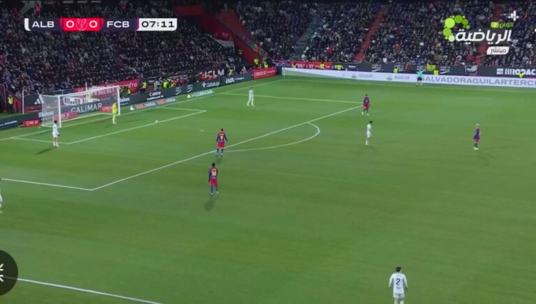 مشاهدة مباراة مثيرة بين برشلونة والباسيتي مباشرة على قناة MBC مجانًا لمن يرغب.