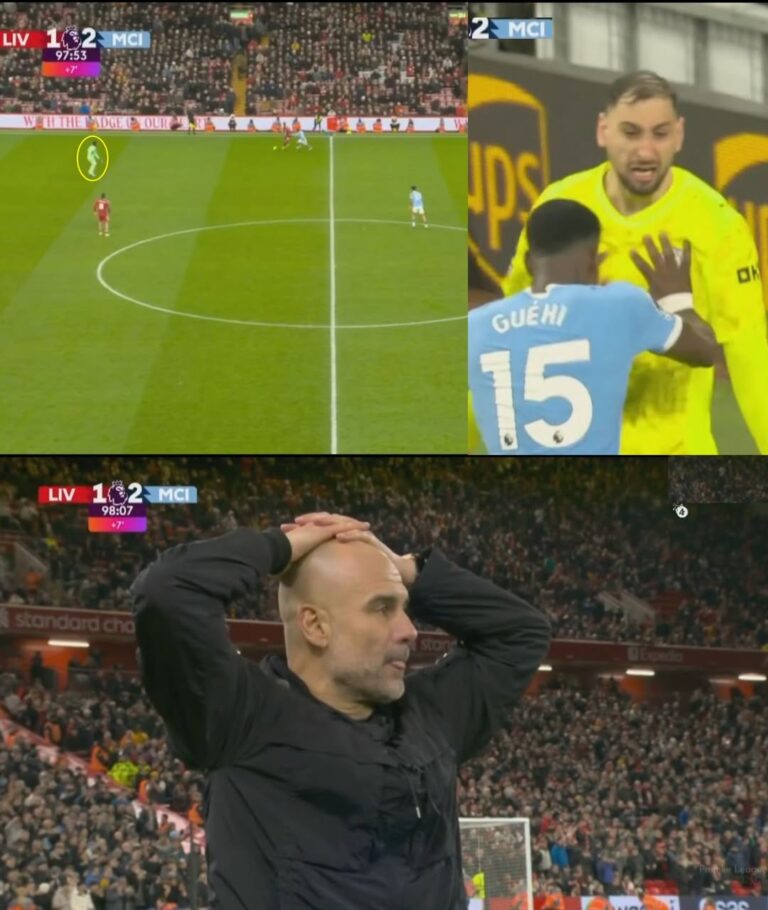 الدقيقة 98: مانشستر سيتي يقلب الطاولة على ليفربول ويحقق انتصارًا مثيرًا 2-1 في آخر 5 دقائق من المباراة.