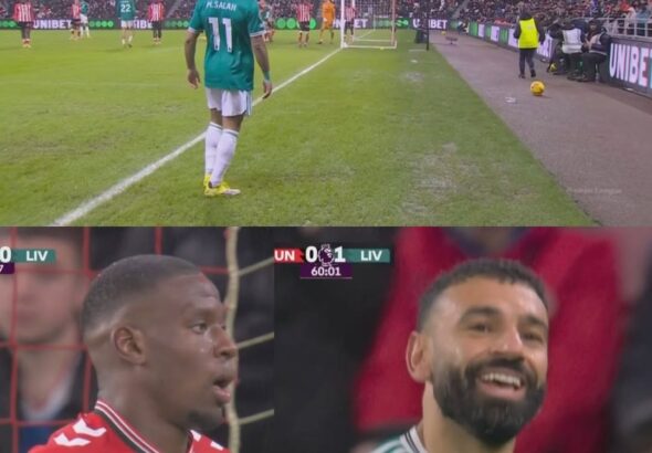 الركلة الركنية الساحرة من محمد صلاح تؤدي إلى هدف حاسم يمنح ليفربول انتصارًا مذهلاً.